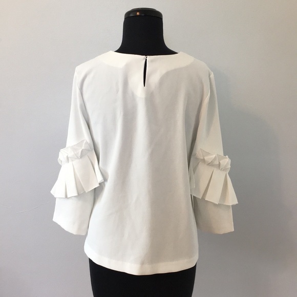 Antonio Melani Ruffle Sleeve Blouse, XS - Picture 2 of 9